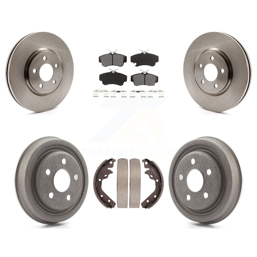Kit de tambour à plaquettes semi-métalliques, Rotor de frein à disque avant et arrière, pour Dodge Neon SRT-2003