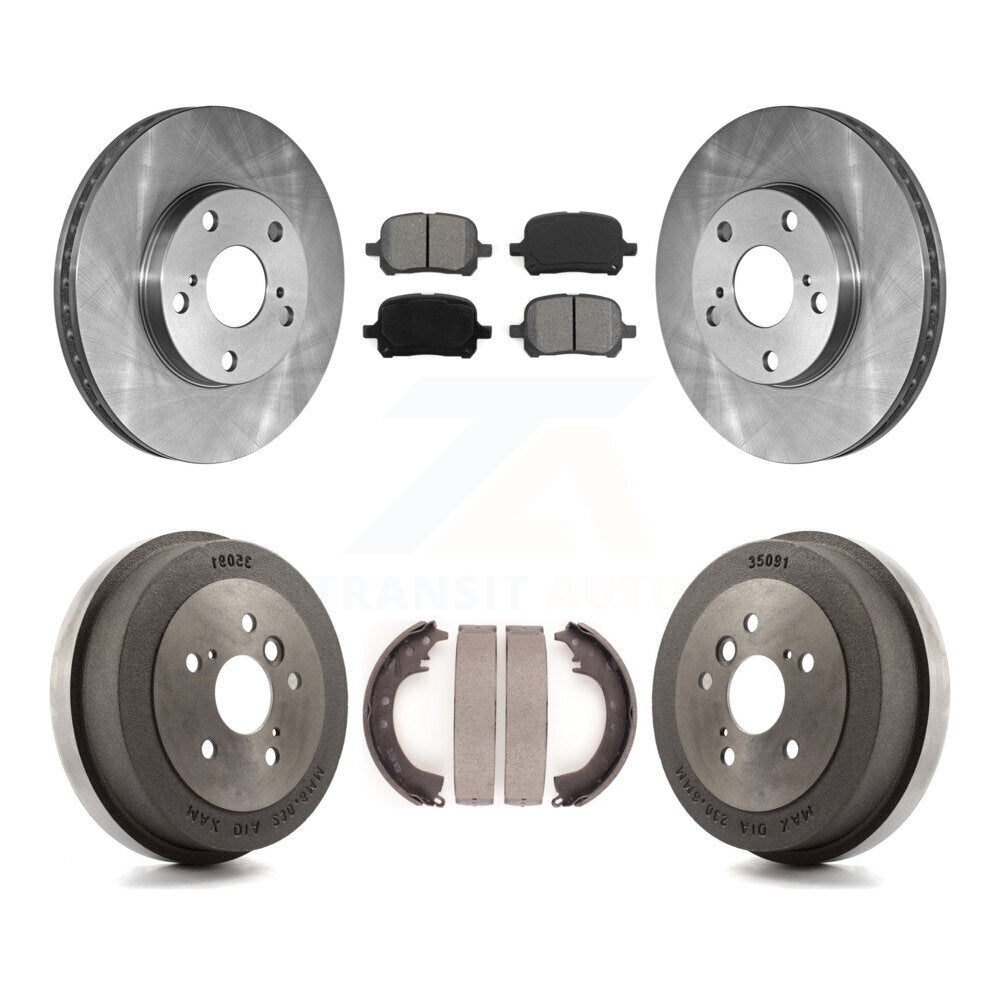 Kit de plaquettes et de tambour semi-métalliques, Rotor de frein avant et arrière, pour Toyota Solara 2.4 02-03