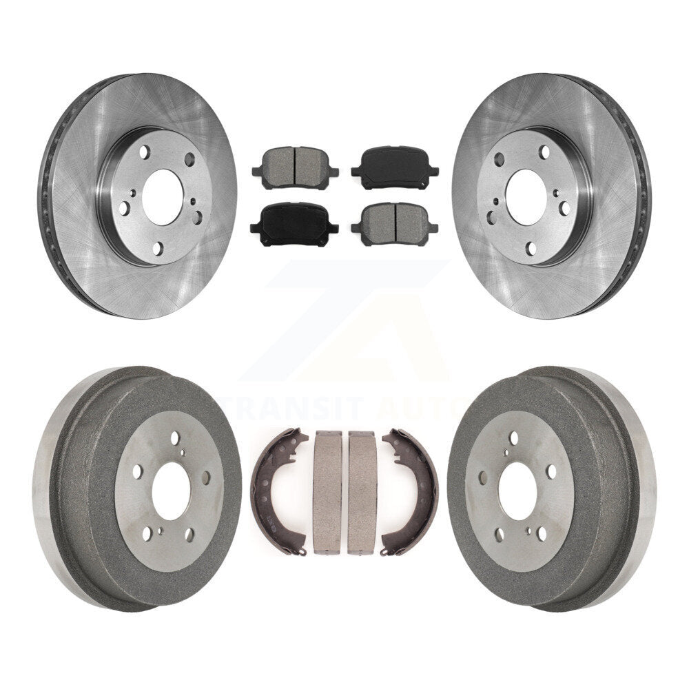 Kit de plaquettes et de tambour semi-métalliques, Rotor de frein avant et arrière, pour Toyota Solara 2.2 99-01