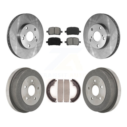 Kit de plaquettes et de tambour semi-métalliques, Rotor de frein avant et arrière, pour Toyota Solara 2.2 99-01