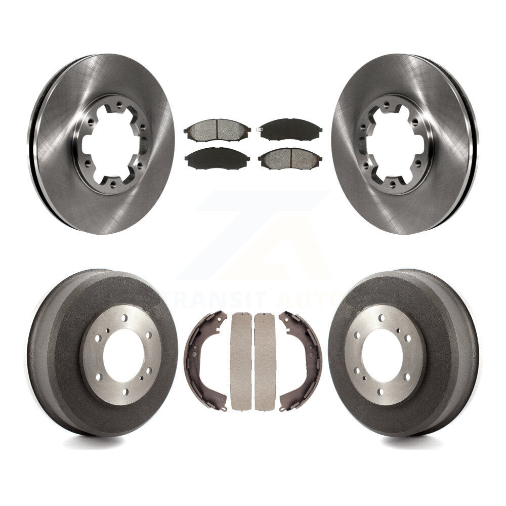 Kit de plaquettes et de tambour semi-métalliques, Rotor de frein avant et arrière, pour Nissan Xterra Frontie