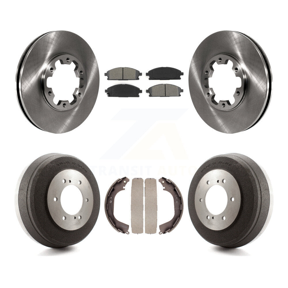 Kit de tambour à plaquettes semi-métalliques, Rotor de frein avant et arrière, pour Nissan Pathfinder INFINIT