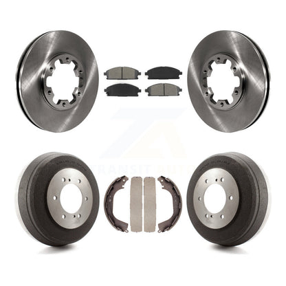 Kit de tambour à plaquettes semi-métalliques, Rotor de frein avant et arrière, pour Nissan Pathfinder INFINIT