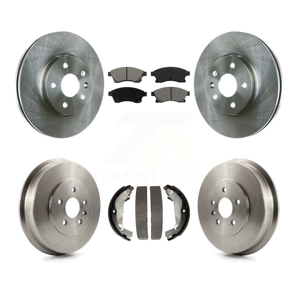 Rotors de frein avant et arrière, Kit de plaquettes et de tambour semi-métalliques pour Chevrolet Cruze Limite
