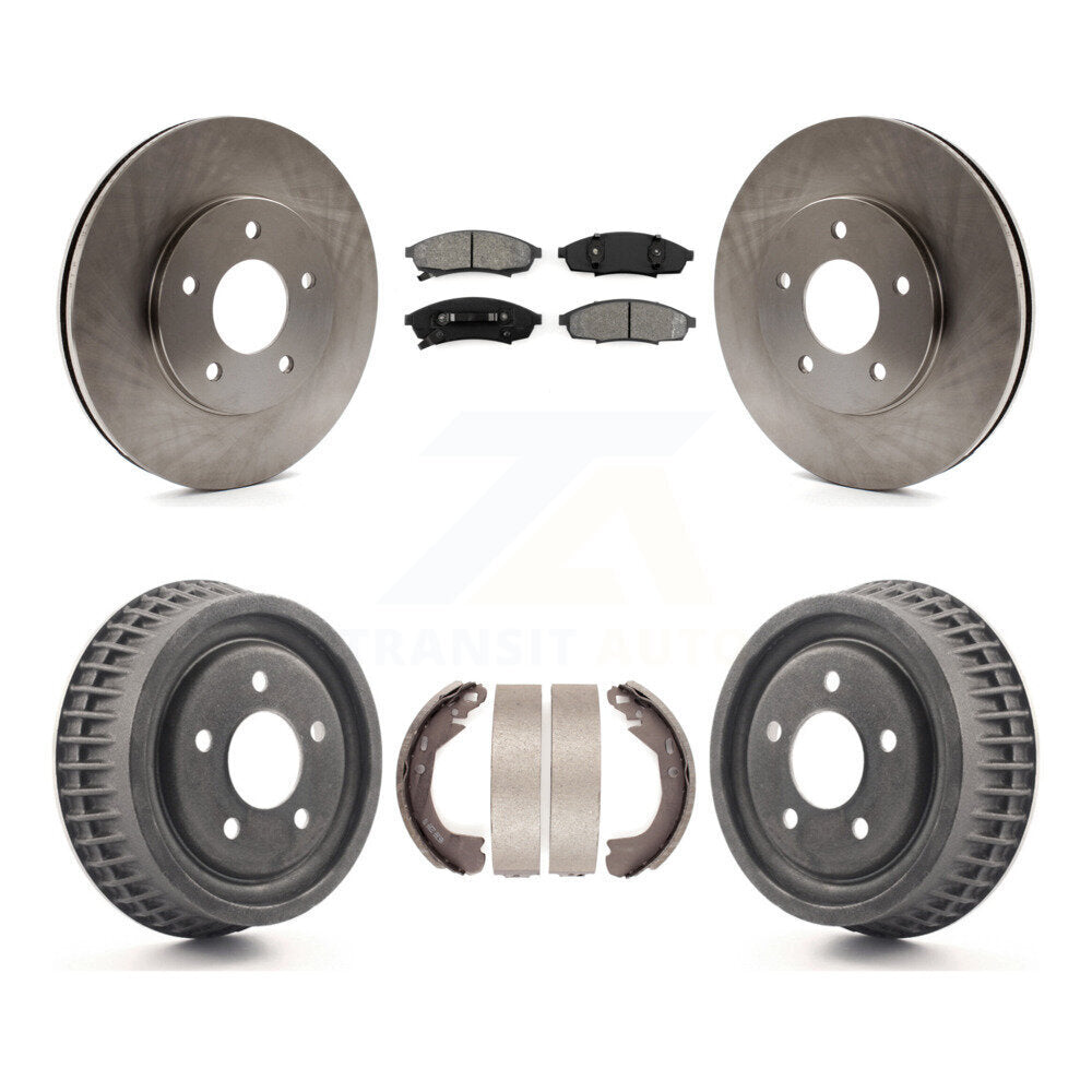 Kit de plaquettes et de tambour semi-métalliques, Rotor de frein avant et arrière, pour Chevrolet Lumina Mont