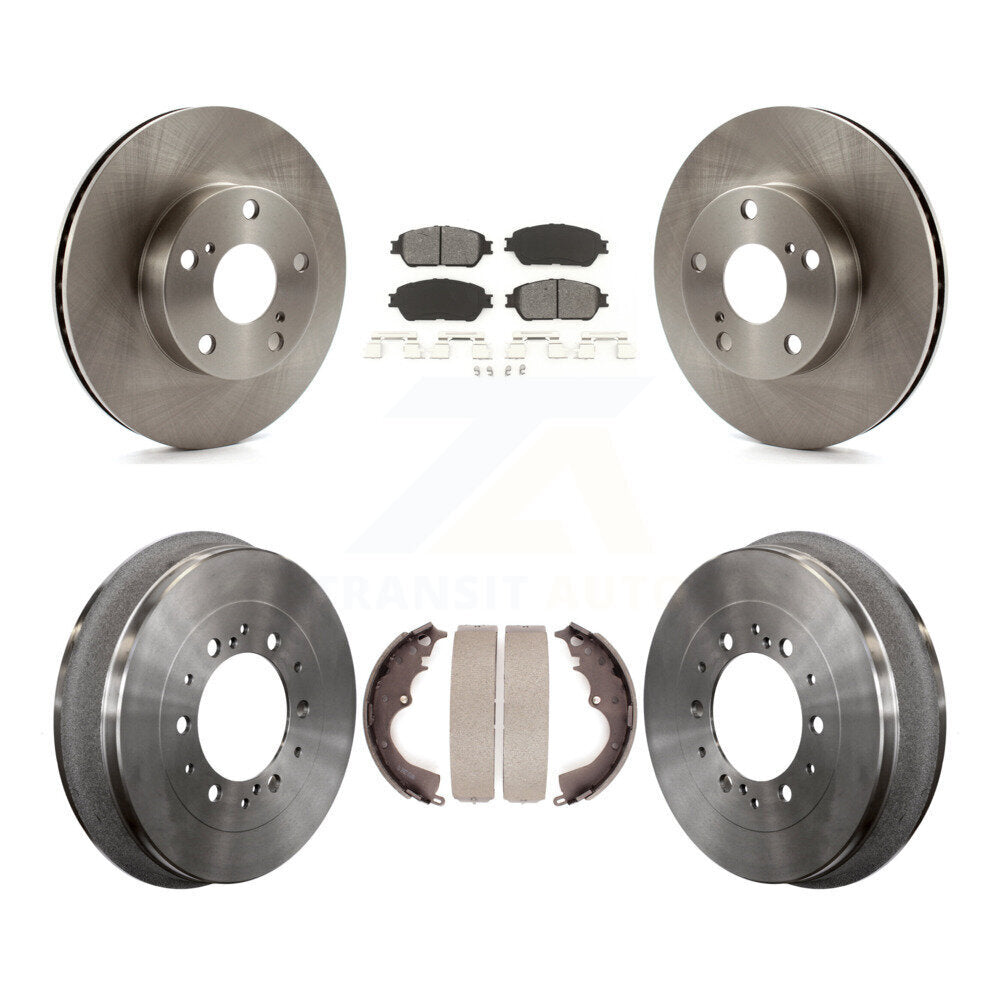 Kit de plaquettes et de tambour semi-métalliques, Rotor de frein avant et arrière, pour Toyota Tacoma 4W 2015