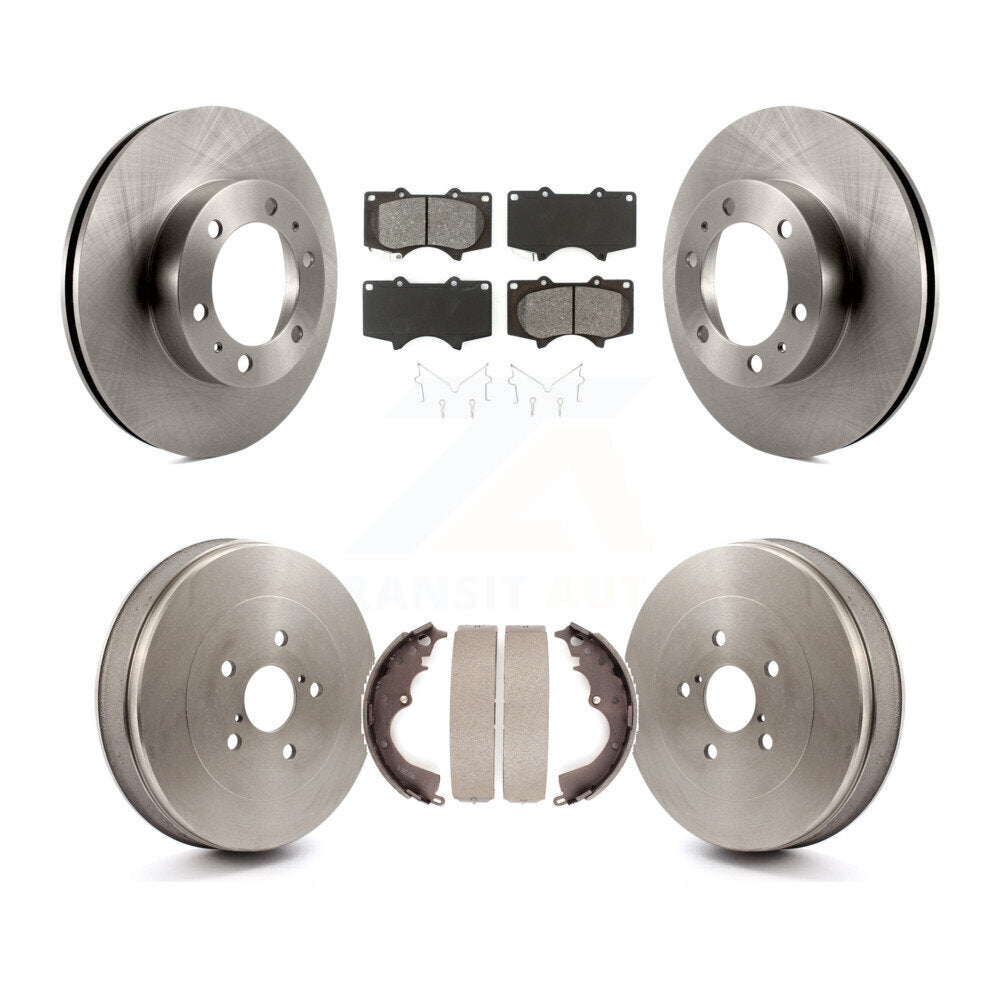 Kit de plaquettes et de tambour semi-métalliques pour Rotor de frein avant et arrière, pour Toyota Tacoma RW 2015