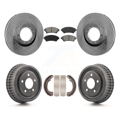 Kit de tambour à plaquettes semi-métalliques, Rotor de frein à disque avant et arrière, pour Pontiac Montana Buic