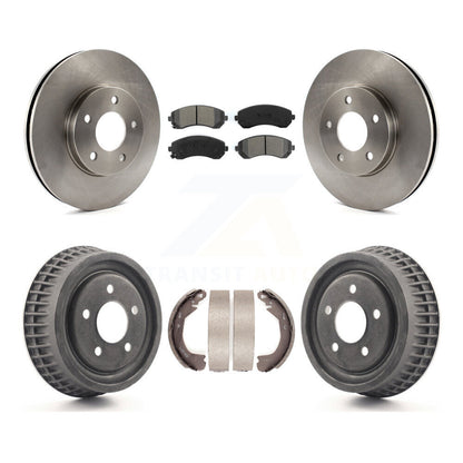 Rotors de frein avant et arrière, Kit de tambour à plaquettes semi-métalliques pour Pontiac Montana Chevrole