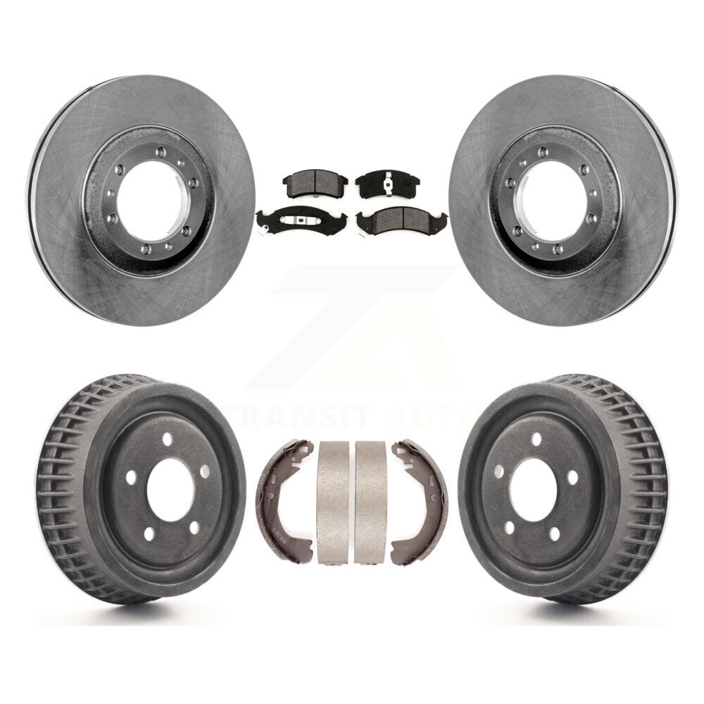 Kit de plaquettes et de tambour semi-métalliques, Rotor de frein avant et arrière, pour Buick LeSabre Oldsmobil