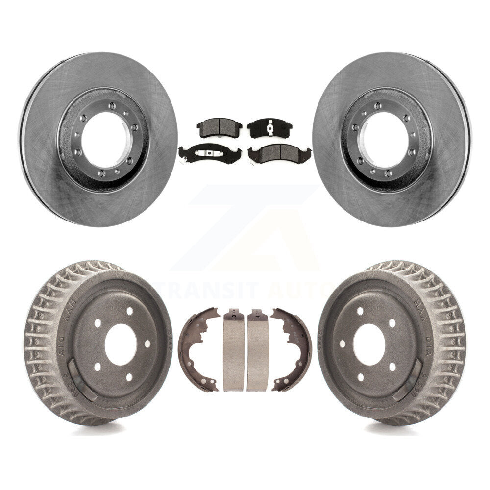 Kit de plaquettes et de tambour semi-métalliques, Rotor de frein avant et arrière, pour Chevrolet Camaro Pontia