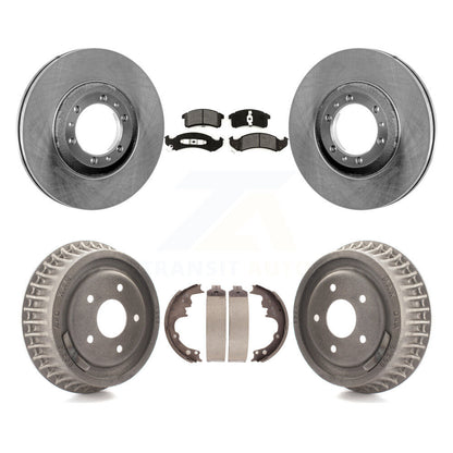 Kit de plaquettes et de tambour semi-métalliques, Rotor de frein avant et arrière, pour Chevrolet Camaro Pontia