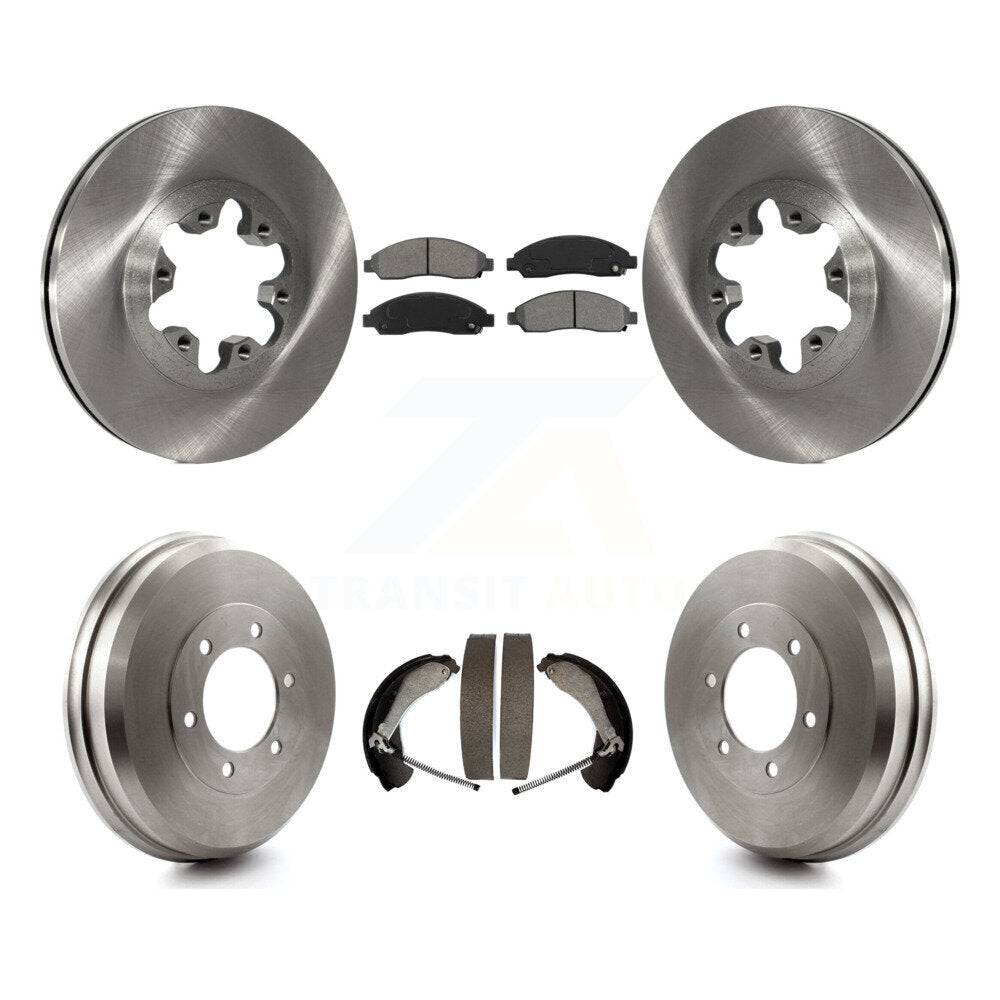 Kit de plaquettes et de tambour semi-métalliques, Rotor de frein avant et arrière, pour Chevrolet Colorado GM