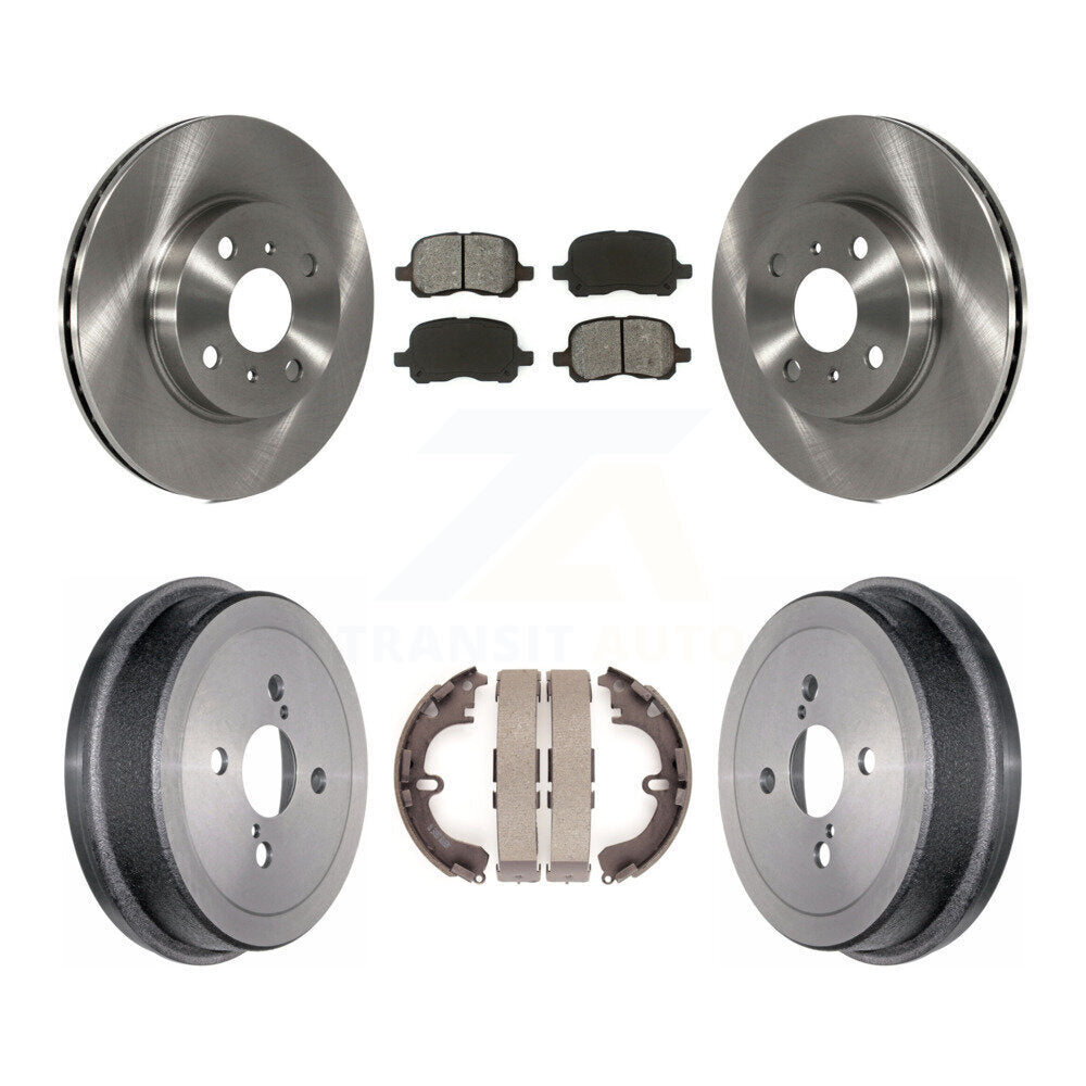 Kit de plaquettes et de tambour semi-métalliques, Rotor de frein avant et arrière, pour Toyota Corolla Chevrole