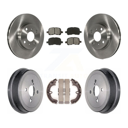 Kit de plaquettes et de tambour semi-métalliques, Rotor de frein avant et arrière, pour Toyota Corolla Chevrole