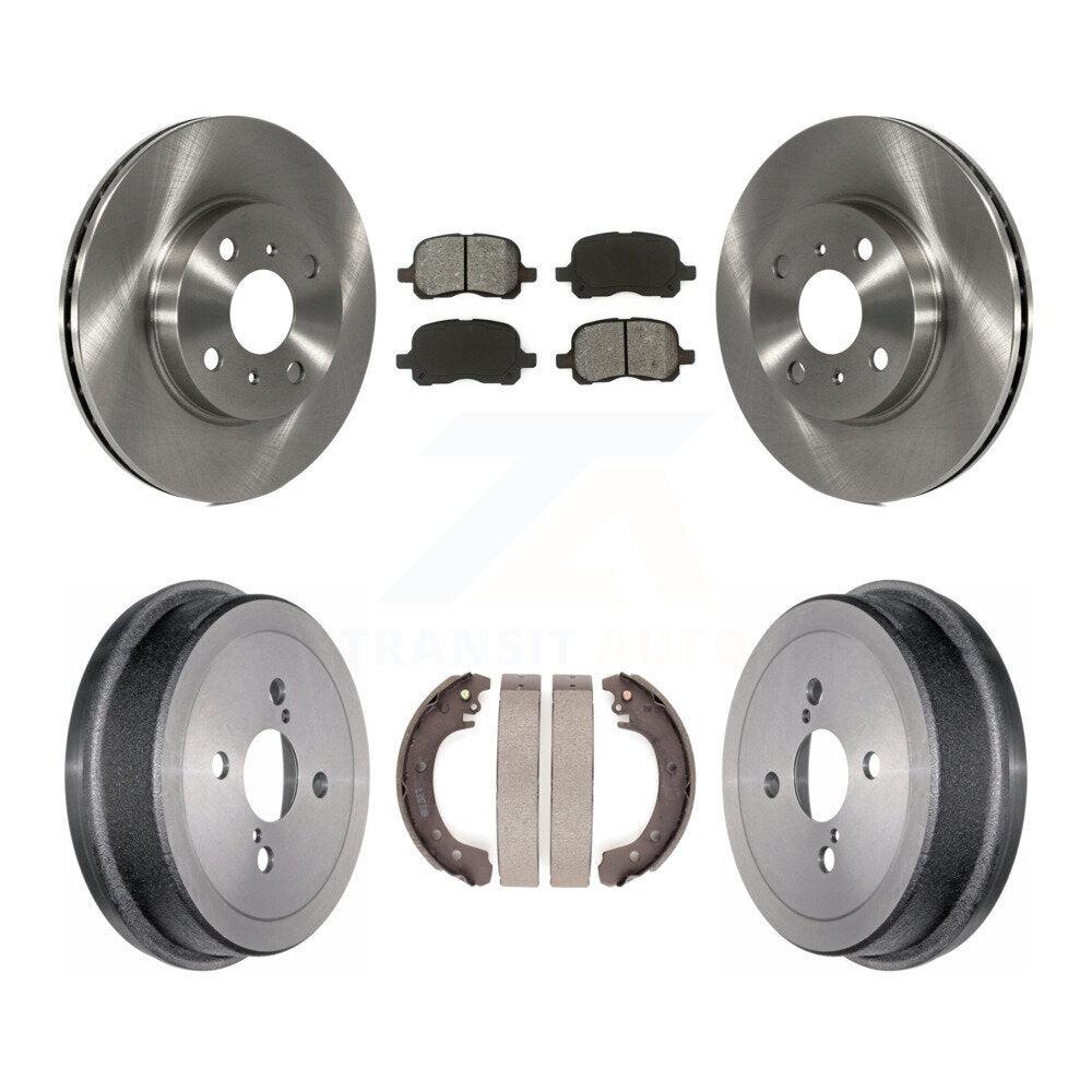 Kit de tambour de plaquettes semi-métalliques de Rotors de frein avant et arrière pour Toyota Corolla de 04 0