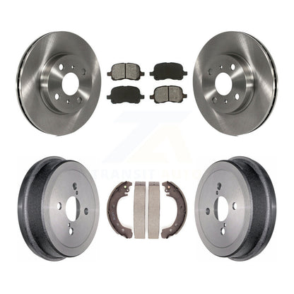 Kit de tambour de plaquettes semi-métalliques de Rotors de frein avant et arrière pour Toyota Corolla de 04 0