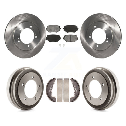 Rotor de frein à disque avant et arrière, Kit de plaquettes et de tambour semi-métalliques pour Suzuki Grand Vitar