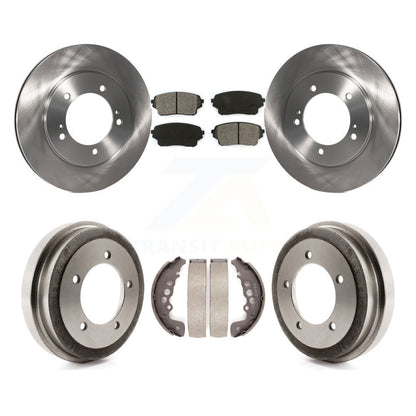 Rotor de frein à disque avant et arrière, Kit de plaquettes et de tambour semi-métalliques pour Suzuki Grand Vitar