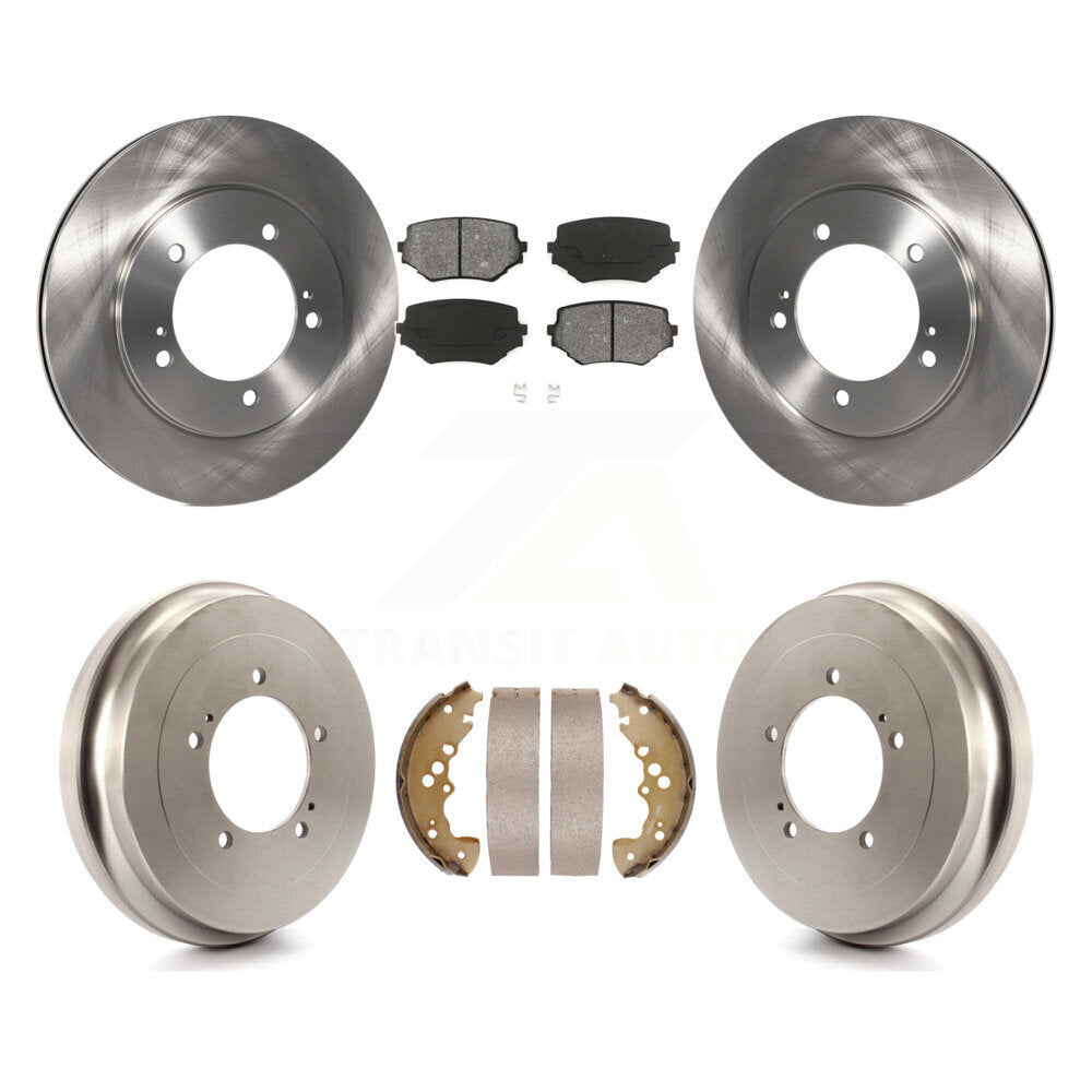 Kit de plaquettes et de tambour semi-métalliques, Rotor de frein avant et arrière, pour Suzuki XL-7 Grand Vitar