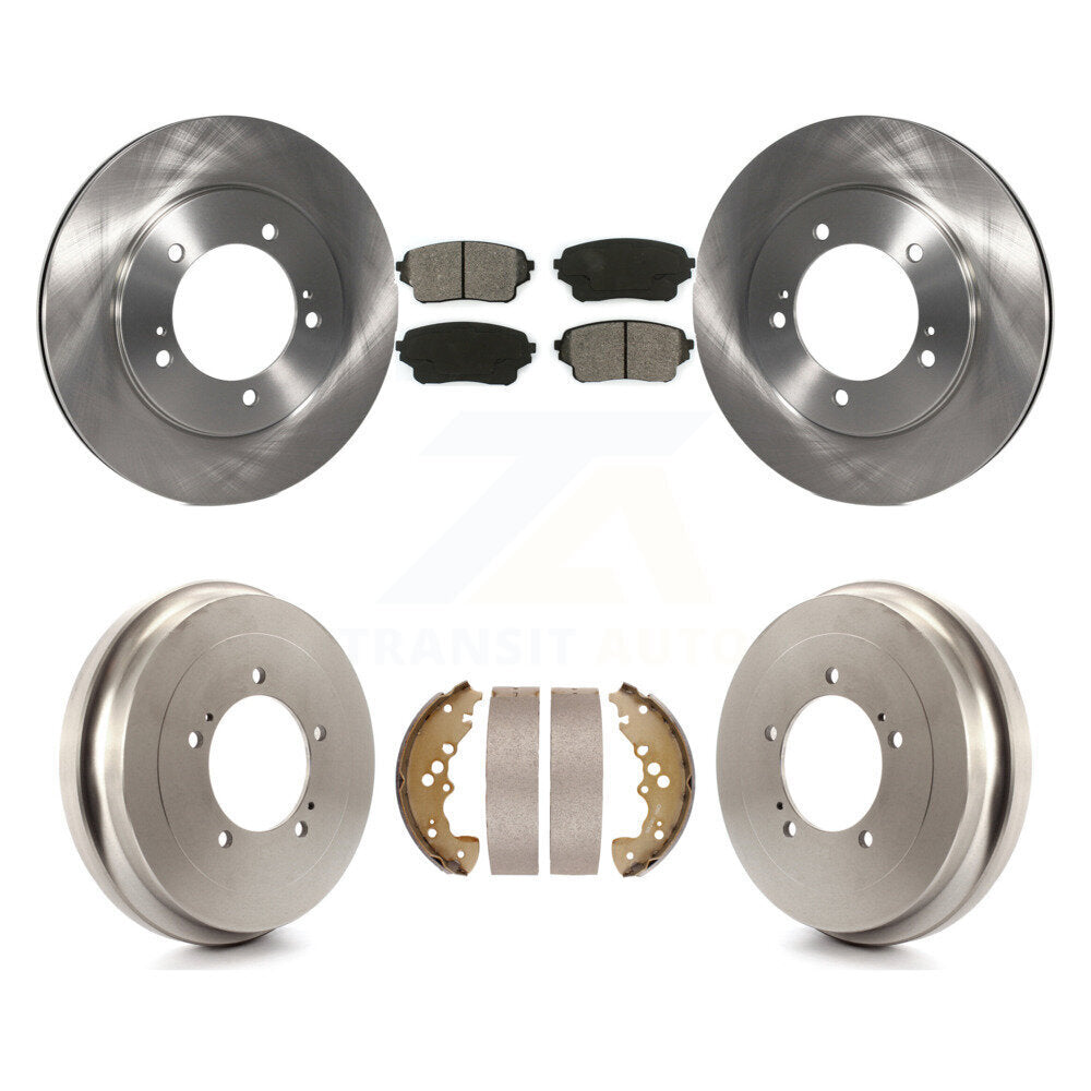 Rotors de frein à disque avant et arrière, plaquettes semi-métalliques et Kit de tambour pour Suzuki XL-7