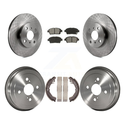 Kit de tambour à plaquettes semi-métalliques, Rotor de frein à disque avant et arrière, pour Toyota Ech 2001 – 2005