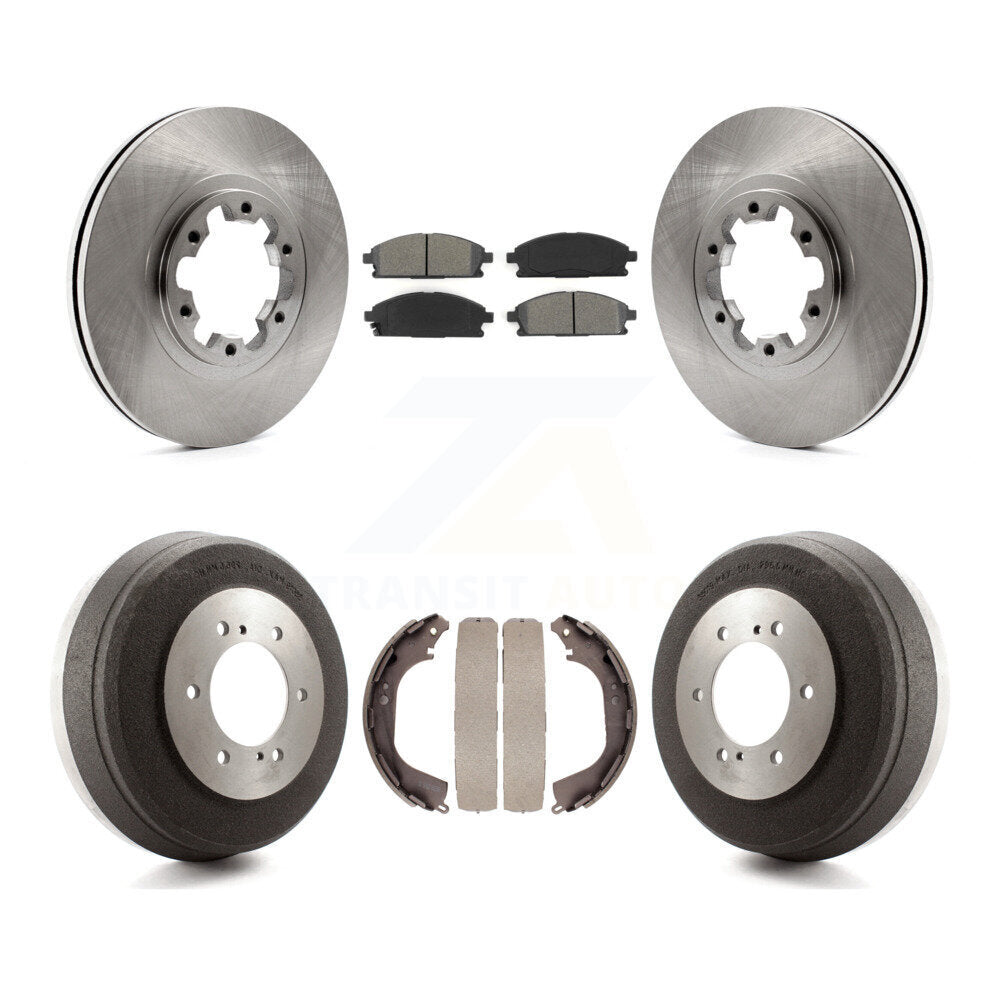 Kit de tambour à plaquettes semi-métalliques, Rotor de frein avant et arrière, pour Nissan Pathfinder INFINIT