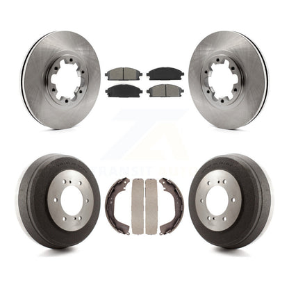 Kit de tambour à plaquettes semi-métalliques, Rotor de frein avant et arrière, pour Nissan Pathfinder INFINIT