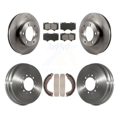 Kit de plaquettes et de tambours semi-métalliques pour rotors de frein avant et arrière, pour Toyota Tundr 2004 – 2006