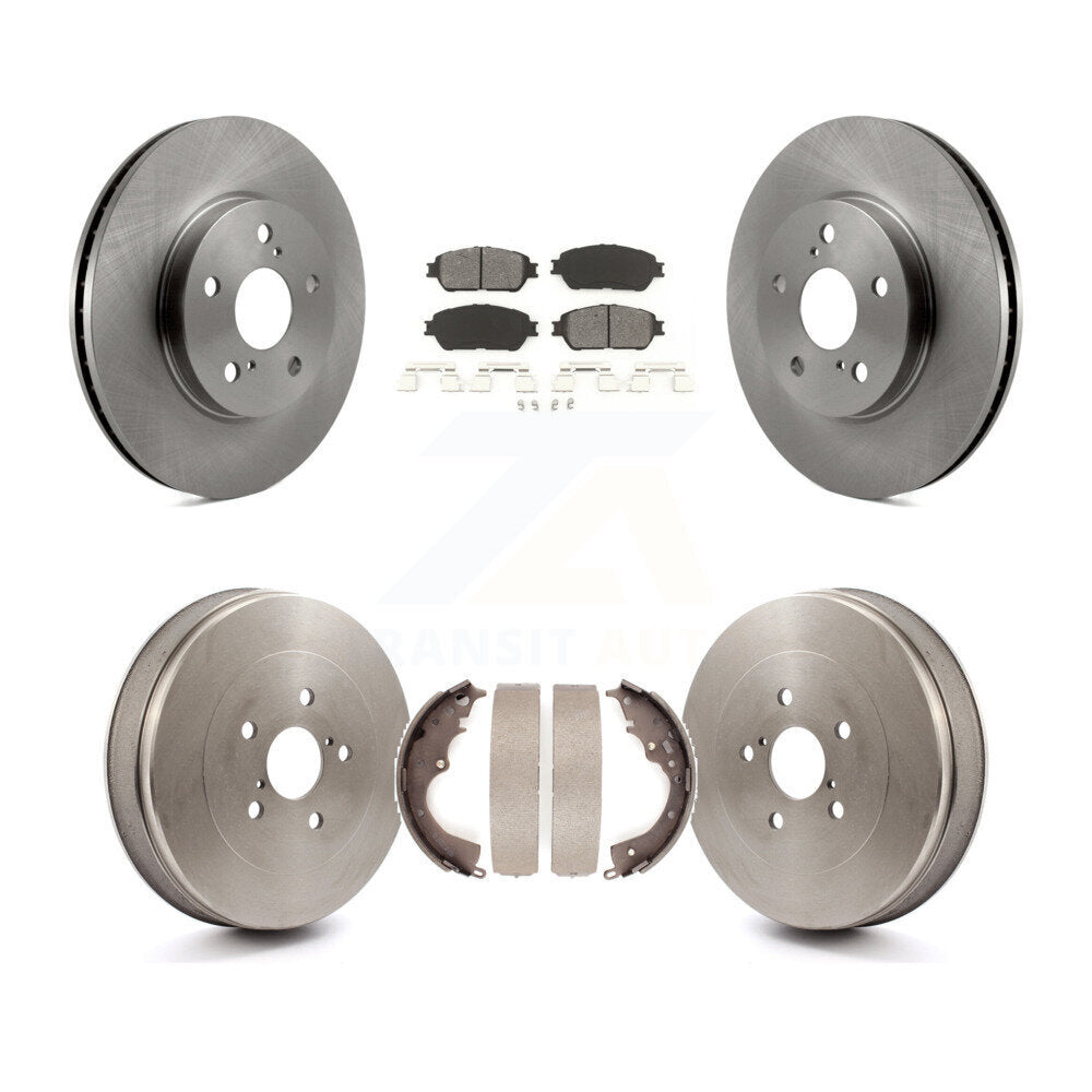 Kit de plaquettes et de tambours semi-métalliques pour rotors de frein avant et arrière, pour Toyota Sienn 2004 – 2010