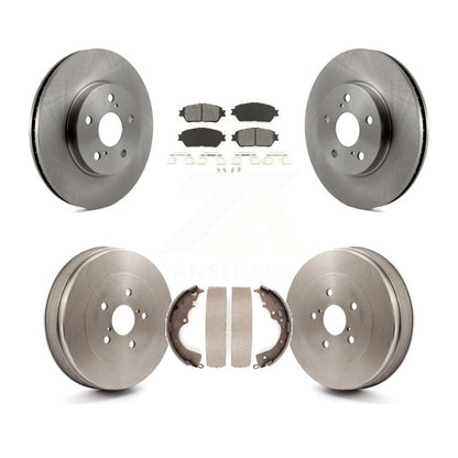 Kit de plaquettes et de tambours semi-métalliques pour rotors de frein avant et arrière, pour Toyota Sienn 2004 – 2010
