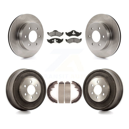 Kit de plaquettes et de tambours semi-métalliques pour rotors de frein avant et arrière, pour Dodge Durang 1998 – 1999