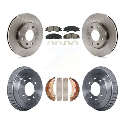 Kit de tambour à plaquettes semi-métalliques, Rotor de frein à disque avant et arrière, pour Kia Spectr 2007 – 2009