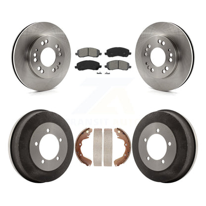Rotors de frein avant et arrière, Kit de tambour à plaquettes semi-métalliques pour Mitsubishi Eclipse Galan