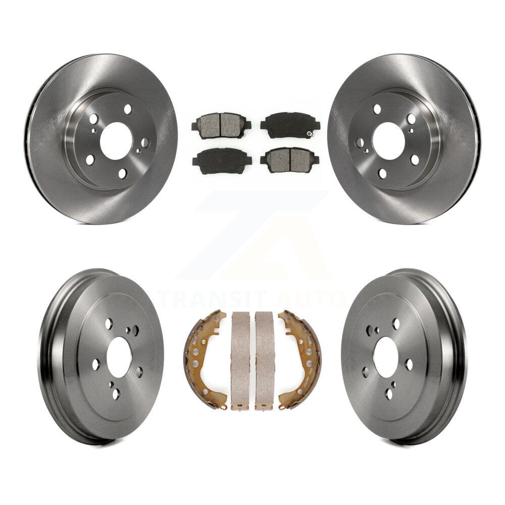 Kit de plaquettes et de tambour semi-métalliques pour Rotor de frein avant et arrière, pour Toyota Priu 2004 – 2008
