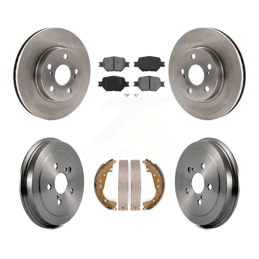 Kit de tambour à plaquettes semi-métalliques, Rotor de frein à disque avant et arrière, pour Toyota Celica G 2001