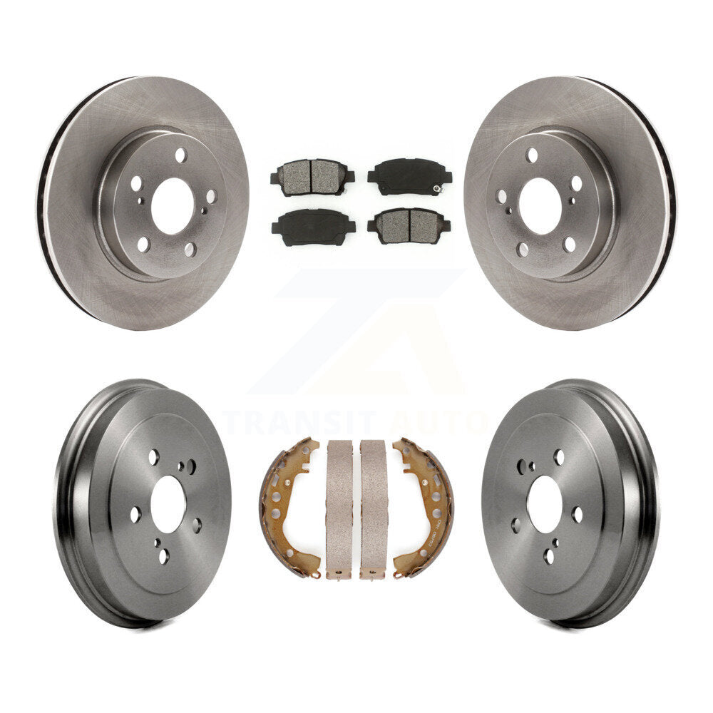 Kit de tambour à plaquettes semi-métalliques, Rotor de frein à disque avant et arrière, pour Toyota Celica G 2000