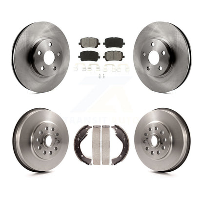 Kit de tambour à plaquettes semi-métalliques, Rotor de frein avant et arrière, pour Toyota Matrix Pontiac Vib