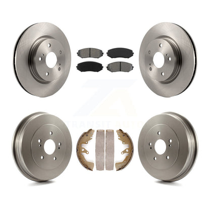 Rotors de frein avant et arrière, Kit de tambour à plaquettes semi-métalliques pour Suzuki Grand Vitar 06-08