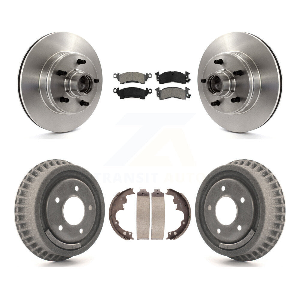Kit de tambour à plaquettes semi-métalliques, Rotor de frein avant et arrière, pour Chevrolet Astro GMC Safar