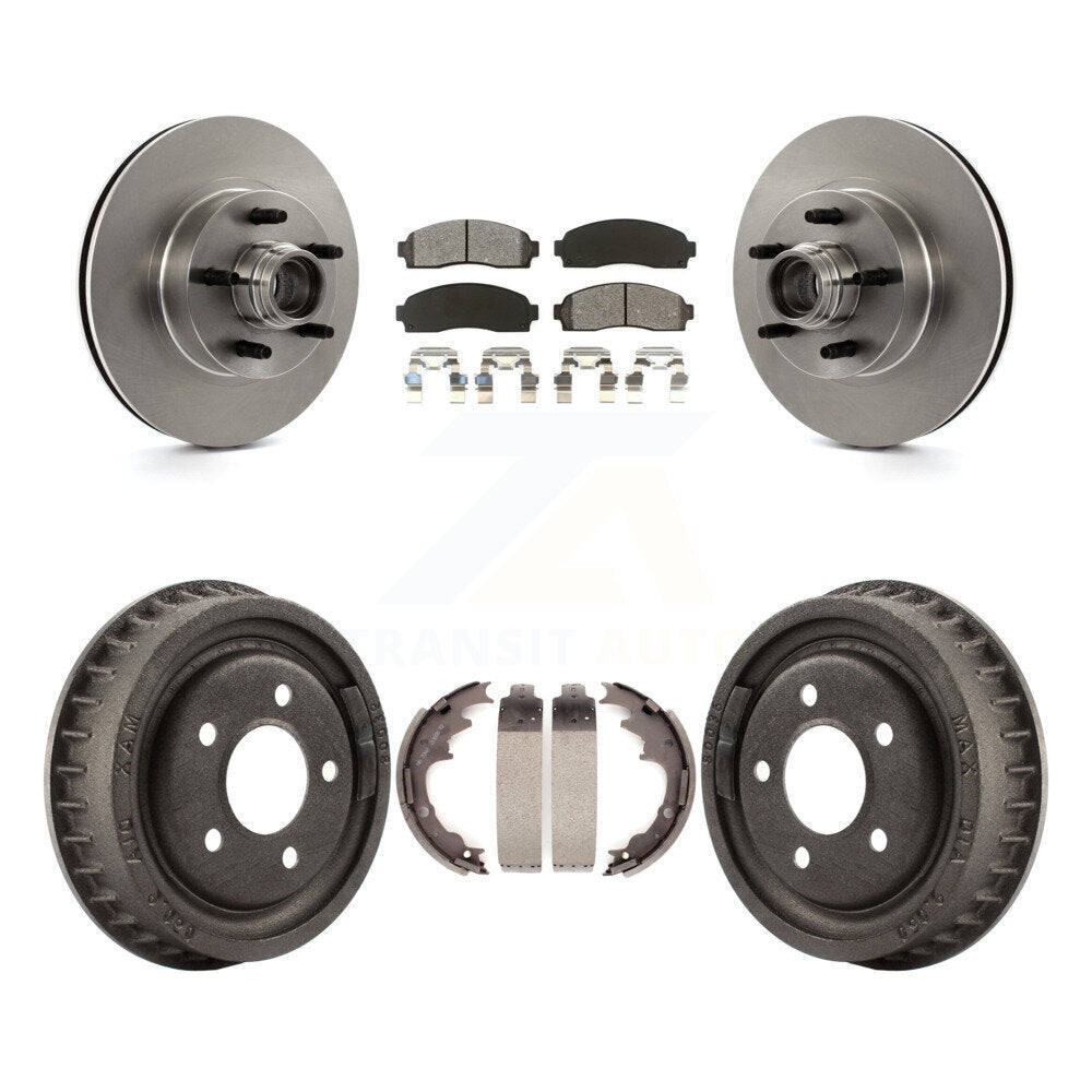 Kit de tambour à plaquettes semi-métalliques pour rotors de frein avant et arrière, pour Ford Ranger RW 2006 – 2009