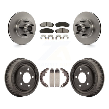 Kit de tambour à plaquettes semi-métalliques pour rotors de frein avant et arrière, pour Ford Ranger RW 2006 – 2009