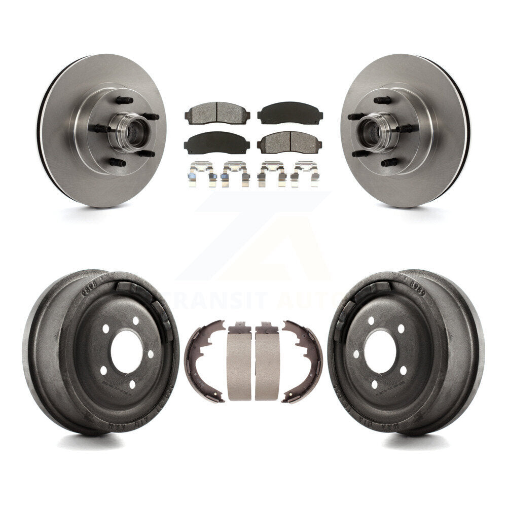 Kit de tambour à plaquettes semi-métalliques pour rotors de frein avant et arrière, pour Ford Ranger RW 2006 – 2009