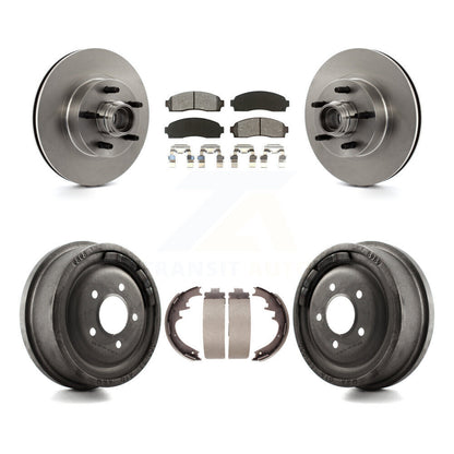 Kit de tambour à plaquettes semi-métalliques pour rotors de frein avant et arrière, pour Ford Ranger RW 2006 – 2009