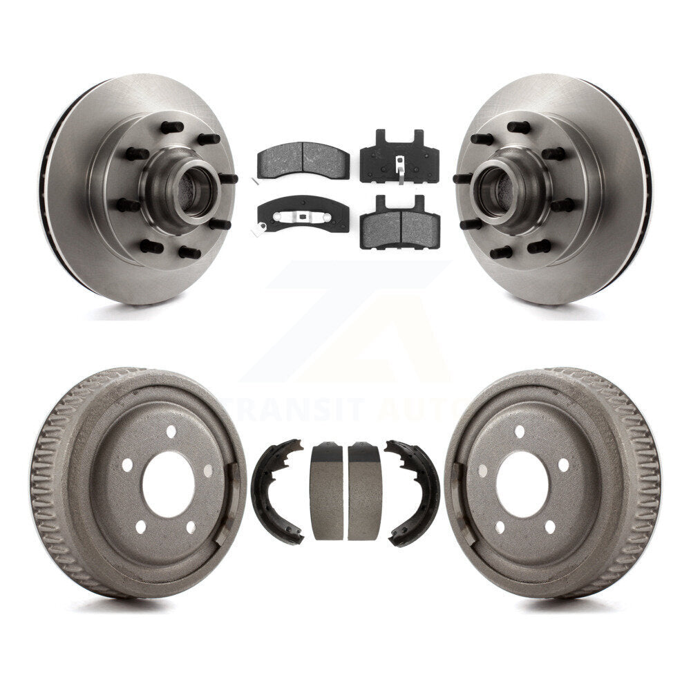 Kit de tambour à plaquettes semi-métalliques, Rotors de frein avant et arrière, pour GMC Yukon Chevrolet C150