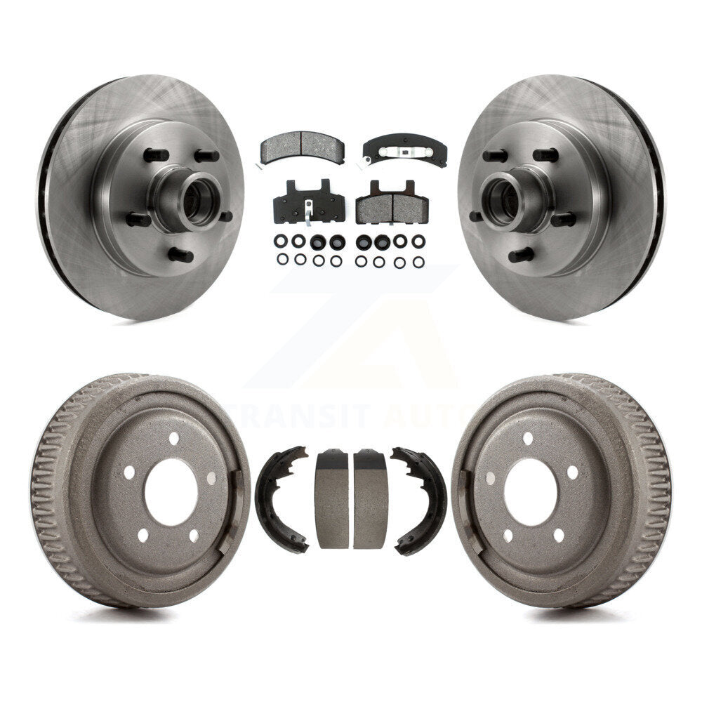 Kit de tambour à plaquettes semi-métalliques, Rotors de frein avant et arrière, pour GMC Yukon Chevrolet C150