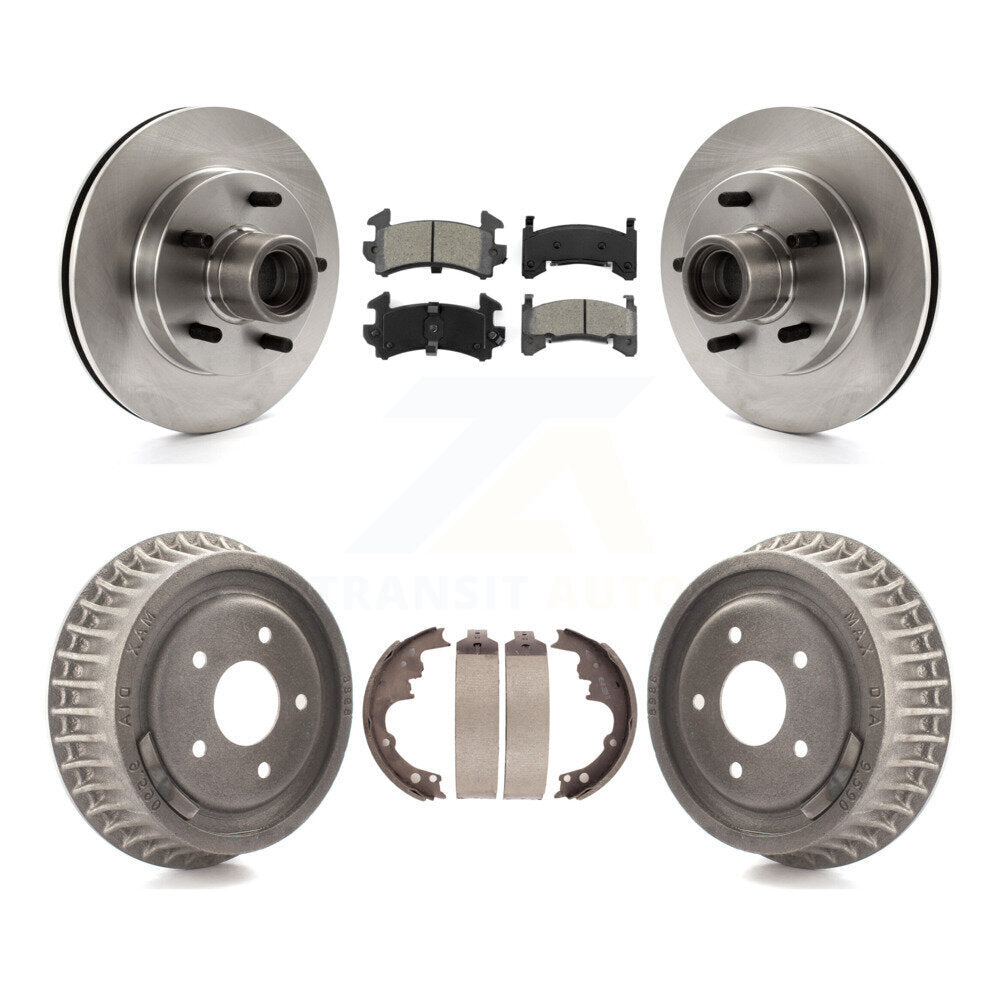 Kit de plaquettes et de tambour semi-métalliques, Rotor de frein avant et arrière, pour Chevrolet S10 GMC Sonom