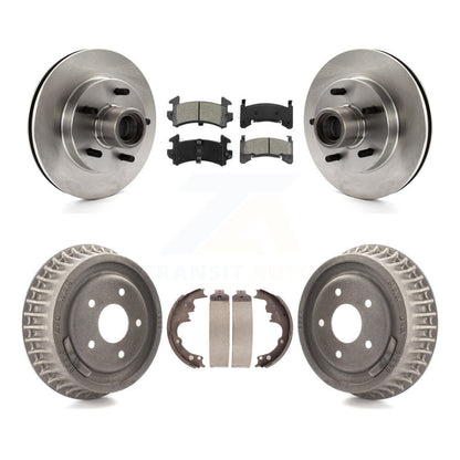 Kit de plaquettes et de tambour semi-métalliques, Rotor de frein avant et arrière, pour Chevrolet S10 GMC Sonom