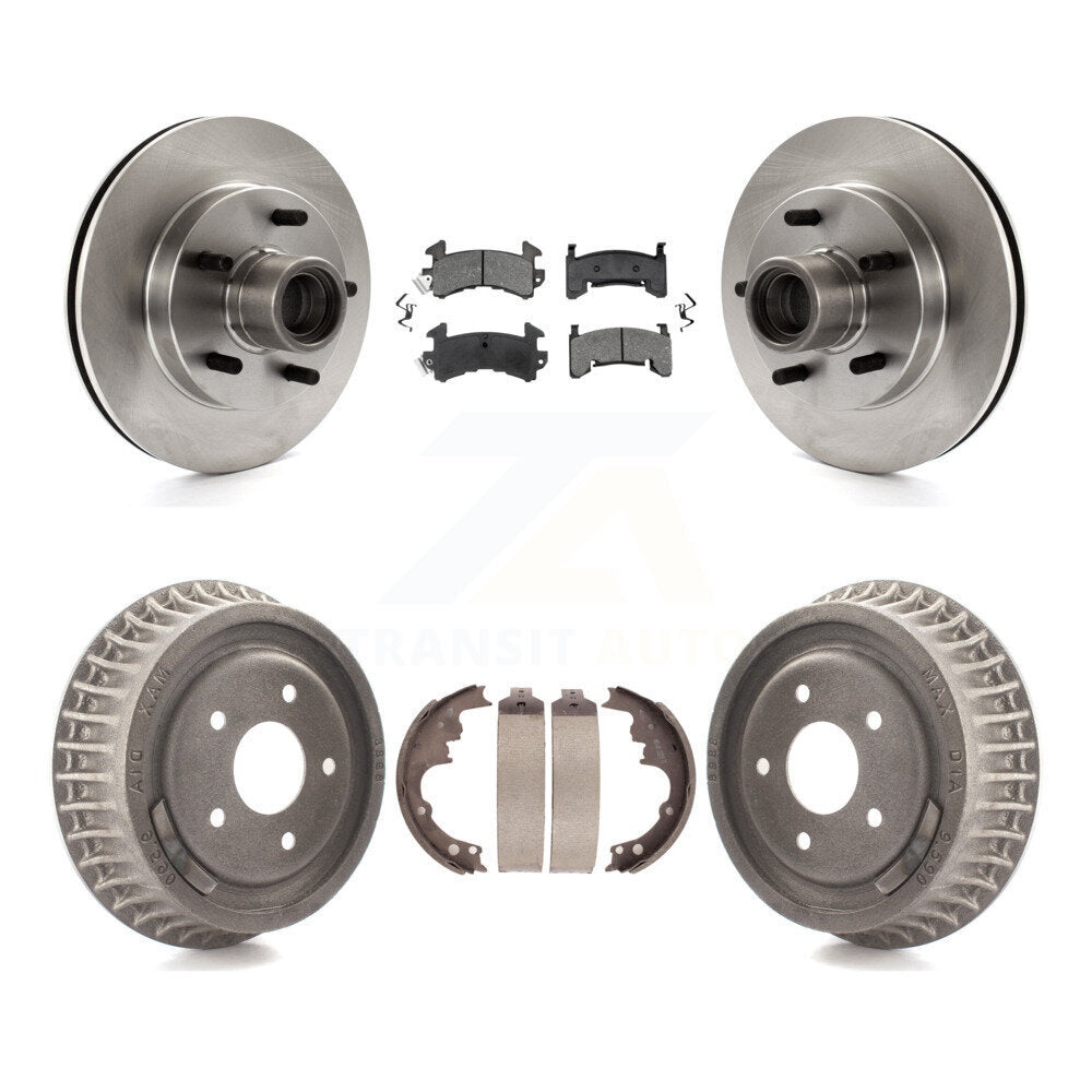 Kit de plaquettes et de tambour semi-métalliques, Rotor de frein avant et arrière, pour Chevrolet S10 GMC Sonom