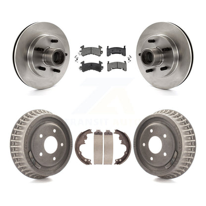 Kit de plaquettes et de tambour semi-métalliques, Rotor de frein avant et arrière, pour Chevrolet S10 GMC Sonom